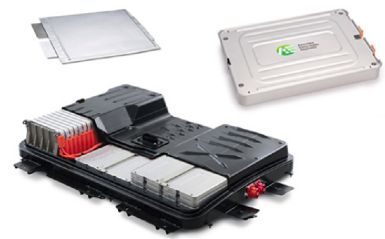 Nissan Leaf : rack batterie, module et élément